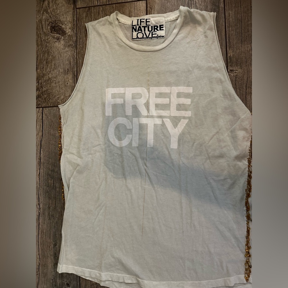 Free City Saftey Pin Side Loose Tank L